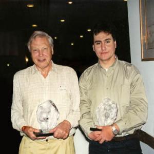 Christian MunozDonoso and Sir David Attenborough Jackson Hole Wildlife Film Festival September 1999