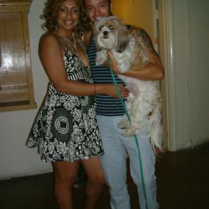 Wynne Wharff and Jai Rodriguez and Chi at MTV Video Music Awards Gifting Lounge 2008