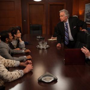 Still of Henry Winkler Aziz Ansari Ben Schwartz Jenny Slate and Trevor Nelson in Parks and Recreation 2009