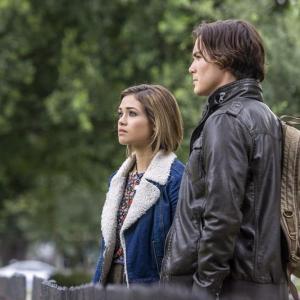 Still of Tyler Blackburn and Nicole Gale Anderson in Ravenswood 2013