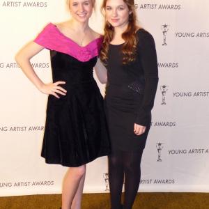 Madison Ford and Mia Ford at the 32nd Annual Young Artist Awards in Los Angeles Mia Ford WINNER of 2011 Young Artist Award for Best Performance in a TV Movie Miniseries or Special  Leading Young Actress for Within LIFETIME TELEVISION