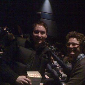 Luke Howard and Bob Thompson at the preview screening of 'Ultramarines: A Warhammer 40,000 Movie'.