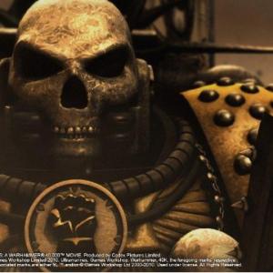 John Hurt as Chaplain Carnak in a still taken from 'Ultramarines: A Warhammer 40,000 Movie'