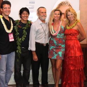 Soul Surfer Premiere Island Film Group with actresses Faith Fay and Arlene Newman