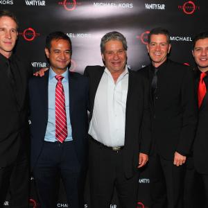 Producers Joey McFarland Riza Aziz and team at the Friends With Kids  Vanity Fair Premier Dinner and Party during the 2011 Toronto International Film Festival September 2011 in Toronto Canada