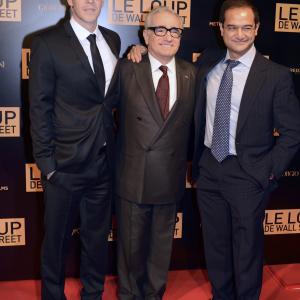 Joey McFarland at the Paris premiere of The Wolf of Wall Street with Martin Scorsese and Riza Aziz