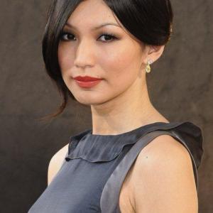 Gemma Chan arrives for the 2012 Arqiva British Academy Television Awards held at the Royal Festival Hall