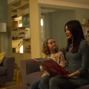 Still of Gemma Chan and Pixie Davies in Humans 2015