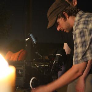 Gavin Michael Booth on location directing Gavin Slates Falling music video