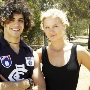 Stephen Lopez with Natasha Leigh in the television series KICK