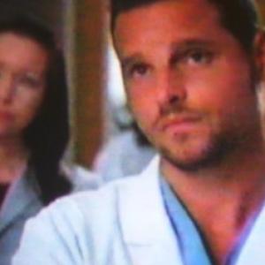 From left: Erin Pickett and Justin Chambers, Grey's Anatomy.