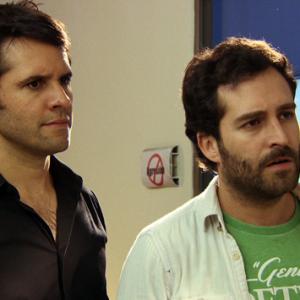 Nicolás Poblete and Mario Horton in Chipe Libre (2014)
