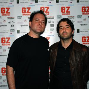 Breath of Hate director Sean Cain and DP Nickolas Rossi at the GoreZone 2010 film festival