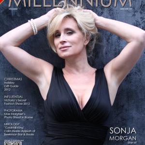 Sonja Morgan on the cover of Millennium Magazine.