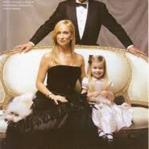 Sonja Morgan with her daughter and husband.
