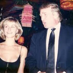 Sonja Morgan with Donald Trump.