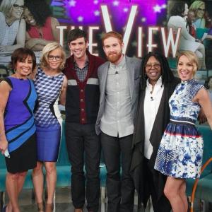 Blake Lee Andrew Santino and Vanessa Lengies on The View