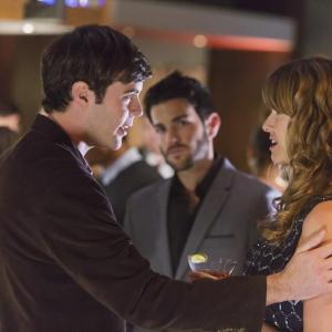 Still of Laura Wright and Blake Lee in Mixology: Tom & Maya Part II (2014)