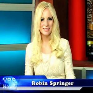 on set news anchor