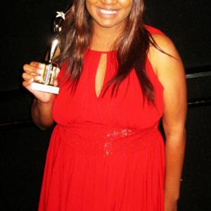 Nicole Denise Hodges attended the premiere of the series The Detective Story Nicole was voted Best Supporting Actress for her role as a private agent