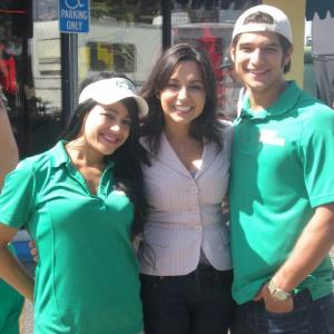 Filming Taco Shop with Tyler Posey