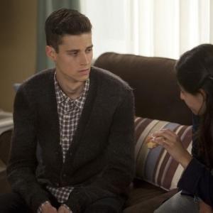 Still of Ken Baumann and Francia Raisa in The Secret Life of the American Teenager 2008
