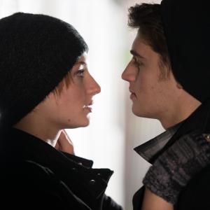 Still of Gregg Sulkin and Sophie Turner in Another Me 2013