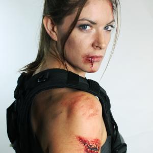 Cat LaCohie as Katie Michaels in '301 Troop: Arawn Rising' www.OnlyTheNewBreed.com