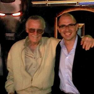 At Iron Man premiere with Stan Lee
