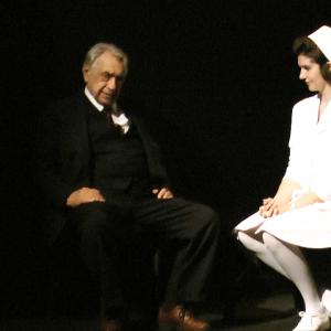 Live production photo from I Never Sang For My Father with The New American Theatre formerly Circus Theatricals Pictured Philip Baker Hall and Brittani Ebert