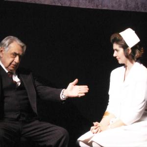 Live production photo from I Never Sang For My Father with The New American Theatre formerly Circus Theatricals Pictured Philip Baker Hall and Brittani Ebert
