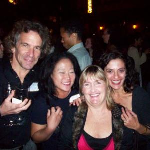 Eddie Huchro with Cindy Chang Dawn Gray and Diana Simonzadeh