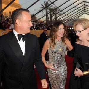 Tom Hanks Meryl Streep and Rita Wilson