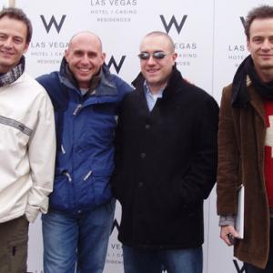 (left to right) Salvator Xuereb, Charlie Pasquale, Nick Briscoe and Emmanuel Xuereb at Sundance 2006
