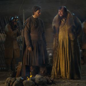 Still of Benedict Wong and Lorenzo Richelmy in Marco Polo (2014)