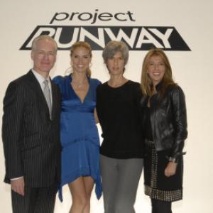 Heidi Klum and Tim Gunn in Project Runway 2004