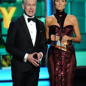 Heidi Klum and Tim Gunn at event of The 65th Primetime Emmy Awards 2013