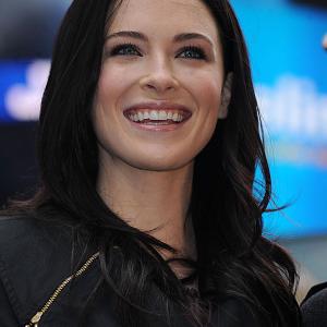 Bridget Regan attends the Legend of the Seeker Sword of Truth unveiling at Military Island Times Square on November 5 2009 in New York City