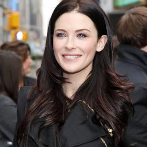 Actress Bridget Regan attends the 'Legend of The Seeker' The Sword of Truth unveiling at Military Island, Times Square