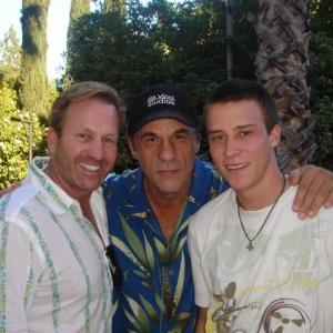 Ted with his son Teddy and Robert Davi