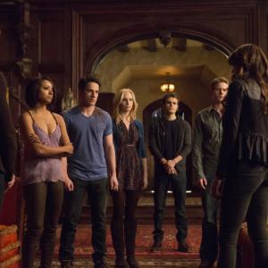 Still of Kat Graham Paul Wesley Zach Roerig Michael Trevino Steven R McQueen Candice Accola and Nina Dobrev in Vampyro dienorasciai 2009