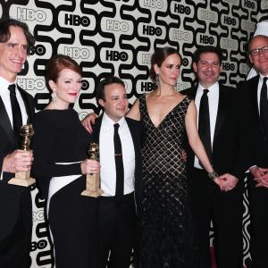 Julianne Moore Sarah Paulson Jay Roach Danny Strong and John Heilemann