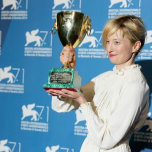 Alba Rohrwacher Coppa Volpi winner at Venice Film Festival 2014