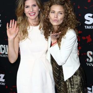 Viva Bianca and Annalynne Mccord attend the Spartacus War of the Damned premier 2013