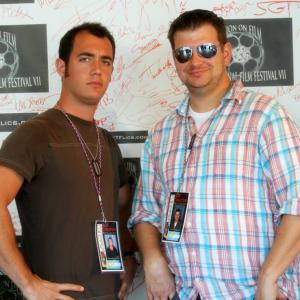 Mike Donis and James Christopher at the 2011 Action On Film International Film Festival in Pasadena CA