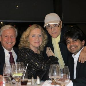 At the Special Dinner on the 36th Montreal World Film Festival with Donald Saunders, Liv Ullmann and the Festival Director..