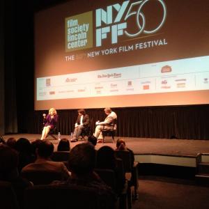 At the 50th New York Film Festival with Liv Ullmann and Richard Pena