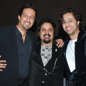 Director Rajeev Khandelwal with Music director Suleman & Salim (R)