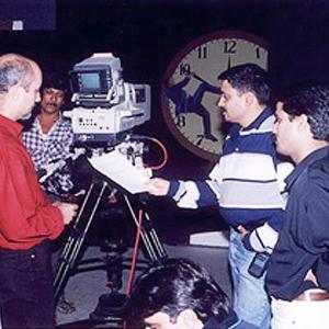 Rajeev Khandelwal with Anupam Kher
