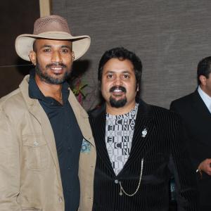 director rajeev khandelwal with actor jeetu verma